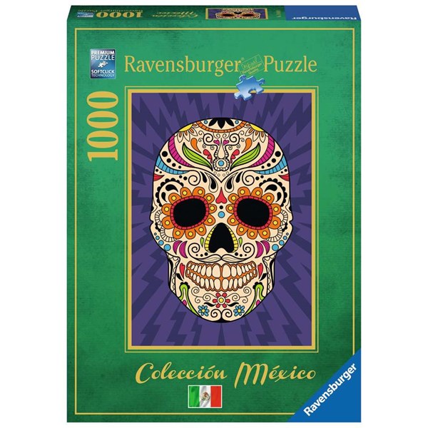 Ravensburger (19686) "Calavera mexicana" - 1000 pieces puzzle