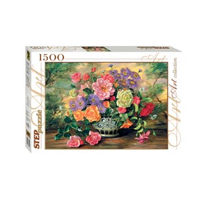 Step Puzzle (83019) - "Flowers in a vase" - 1500 pieces puzzle