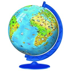 Ravensburger (12337) - "World Map in German" - 180 pieces puzzle