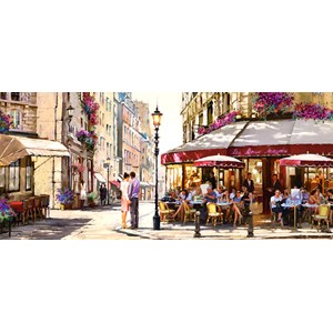 Castorland (B-060085) - Richard Macneil: "Lovers in Paris" - 600 pieces puzzle