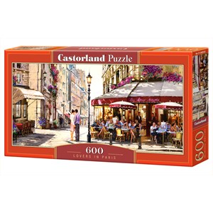 Castorland (B-060085) - Richard Macneil: "Lovers in Paris" - 600 pieces puzzle