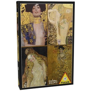 Piatnik (538841) - Gustav Klimt: "Collection of works" - 1000 pieces puzzle