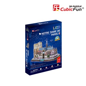 Cubic Fun (L173H) - "Notre Dame de Paris" - 149 pieces puzzle