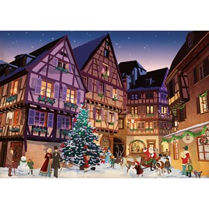 Piatnik (544248) - "Vintage Christmas" - 1000 pieces puzzle