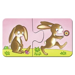 Ravensburger (06888) - "Farm Animals" - 2 pieces puzzle