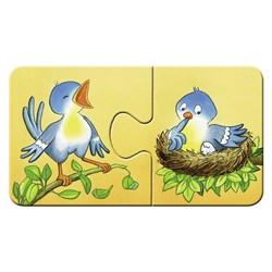 Ravensburger (06888) - "Farm Animals" - 2 pieces puzzle