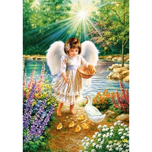 Castorland (B-52844) - "An Angel's Warmth" - 500 pieces puzzle