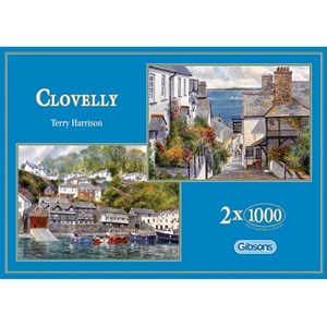 Gibsons (G5004) - Terry Harrison: "Clovelly" - 1000 pieces puzzle