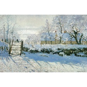Puzzle Michele Wilson (C803-650) - Claude Monet: "The Magpie" - 650 pieces puzzle