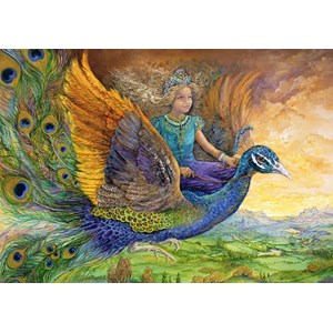 Grafika (T-00275) - Josephine Wall: "Peacock Princess" - 1500 pieces puzzle
