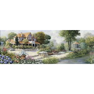 Art Puzzle (4333) - Peter Motz: "English Cottage" - 1000 pieces puzzle