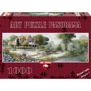 Art Puzzle (4333) - Peter Motz: "English Cottage" - 1000 pieces puzzle