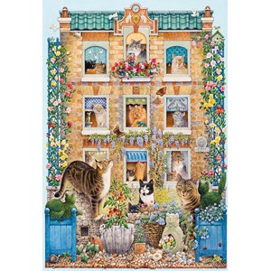Gibsons (G3094) - Lesley Anne Ivory: "Peeping Tom" - 500 pieces puzzle