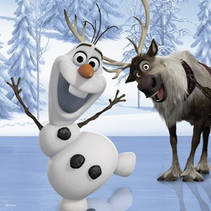 Ravensburger (07276) - "Frozen" - 25 36 49 pieces puzzle