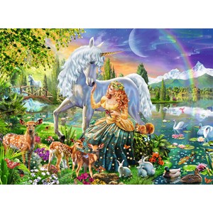 Ravensburger (13673) - "Magical Meet" - 200 pieces puzzle