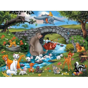 Ravensburger (10947) - "Animal Friends" - 100 pieces puzzle