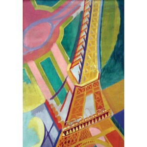 Puzzle Michele Wilson (Z276) - Robert Delaunay: "Eiffel Tower" - 30 pieces puzzle