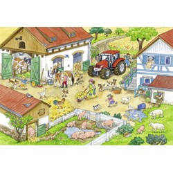 Ravensburger (09195) - "Day at the farm" - 24 pieces puzzle