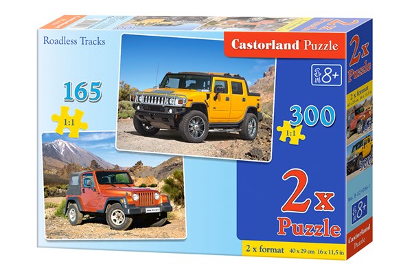 Castorland (B-021086) - "4 x 4 vehicles" - 165 300 pieces puzzle