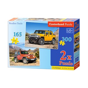 Castorland (B-021086) - "4 x 4 vehicles" - 165 300 pieces puzzle