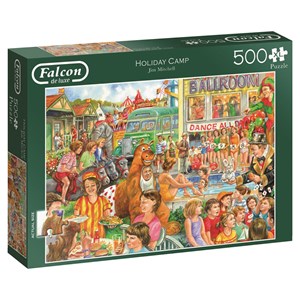 Falcon (11174) - Jim Mitchell: "Holiday Camp" - 500 pieces puzzle