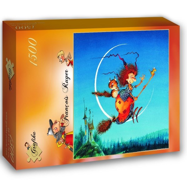 Grafika (02164) - François Ruyer: "Witch" - 1500 pieces puzzle