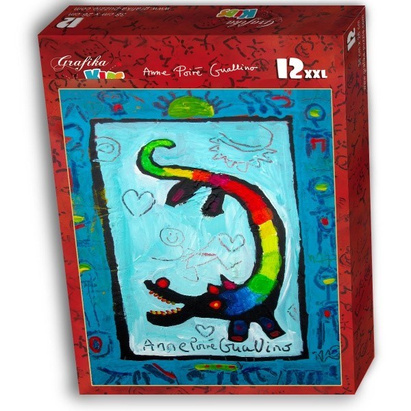Grafika Kids (01739) - Anne Poire, Patrick Guallino: "Loup Heureux" - 12 pieces puzzle