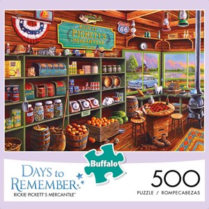 Buffalo Games (3695) - Geno Peoples: "Rickie Pickett's Mercantile" - 500 pieces puzzle