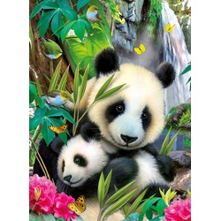 Ravensburger (13065) - "Charming Panda" - 300 pieces puzzle
