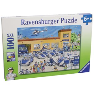 Ravensburger (10867) - "At the Police Station" - 100 pieces puzzle