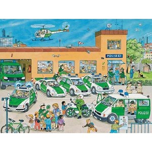 Ravensburger (10867) - "At the Police Station" - 100 pieces puzzle