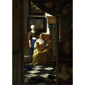 Grafika Kids (00156) - Johannes Vermeer: "The Loveletter, 1669-1670" - 24 pieces puzzle