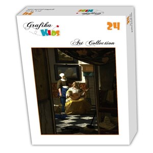 Grafika Kids (00156) - Johannes Vermeer: "The Loveletter, 1669-1670" - 24 pieces puzzle