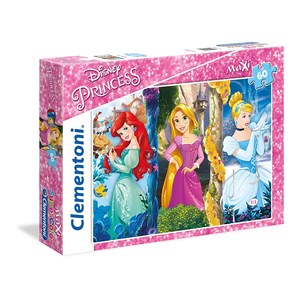 Clementoni (26416) - "Disney Princess" - 60 pieces puzzle
