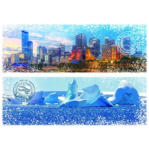 Grafika (02294) - "Australia and Antarctica" - 1000 pieces puzzle