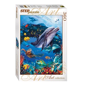 Step Puzzle (73061) - "Undersea world" - 360 pieces puzzle