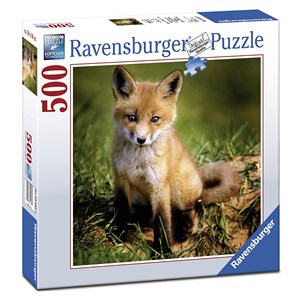 Ravensburger (15237) - "Baby Fox" - 500 pieces puzzle