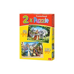 Castorland (B-21017) - "Charming princesses" - 70 120 pieces puzzle