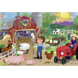Ravensburger (05285) - Karen Rossi: "Farm Mania" - 24 pieces puzzle