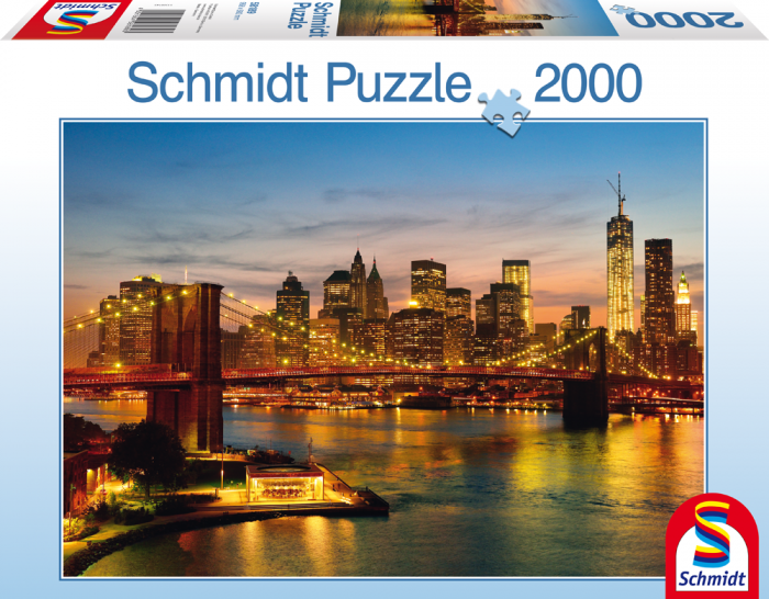 New York Schmidt Jigsaw Puzzle 2000 pieces New York at night puzzle 58189 