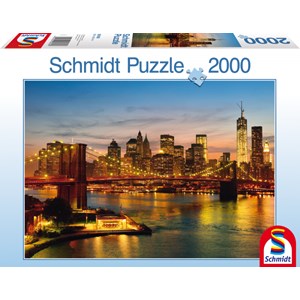 Schmidt Spiele (58189) - "New York" - 2000 pieces puzzle