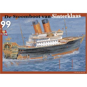 PuzzelMan (122) - "The Steamboat" - 99 pieces puzzle
