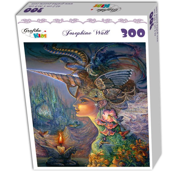 Grafika Kids (01591) - Josephine Wall: "My Lady Unicorn" - 300 pieces puzzle