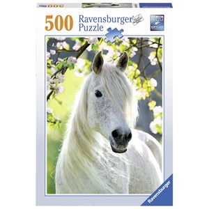 Ravensburger (14726) - "White Horse" - 500 pieces puzzle