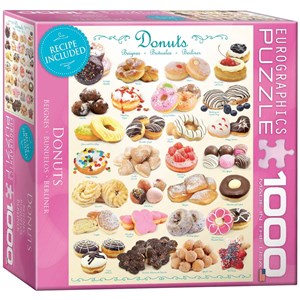 Eurographics (8000-0430) - "Donuts" - 1000 pieces puzzle