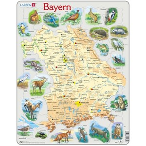 Larsen (K95) - "Bavaria Physical With Animals" - 60 pieces puzzle