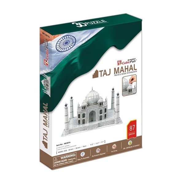 Cubic Fun (MC081H) - "Taj Mahal" - 87 pieces puzzle