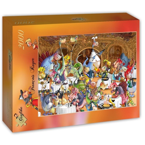 Grafika (T-00492) - François Ruyer: "Restaurant" - 2000 pieces puzzle