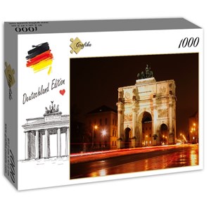 Grafika (02517) - "Munich, Siegestor" - 1000 pieces puzzle