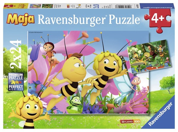 Ravensburger (09093) - "Bee Maja" - 24 pieces puzzle